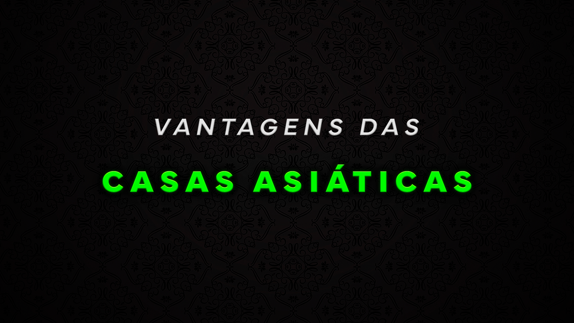 muro preto com escrito "vantagens das casas asiáticas"